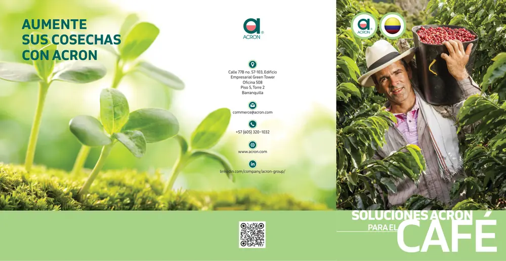 Página 18: AUMENTE SUS COSECHAS CON ACRON Calle 77B no. 57-103, Edificio Empresarial Green Tower Oficina 508 Piso 5, Torr