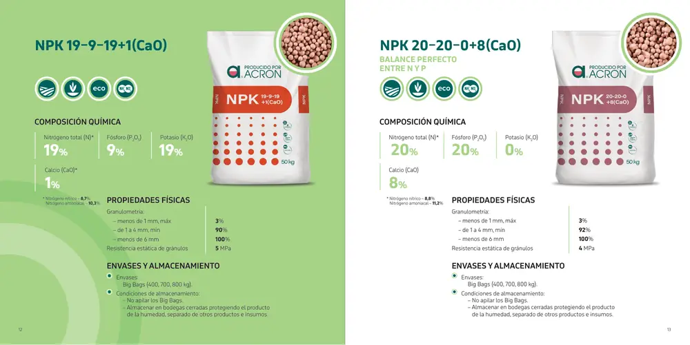Página 27: NPK 19–9–19+1(CaO) SOLUCIÓN ÓPTIMA PARA EL CAFÉ 19% 9% 19% * Nitrógeno nítrico – 8,7% Nitrógeno amoniacal – 10