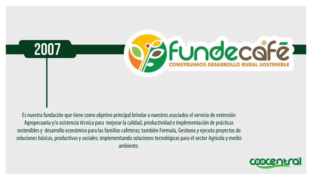 Página 11: Es nuestra fundación que tiene como objetivo principal brindar a nuestros asociados el servicio de extensión A